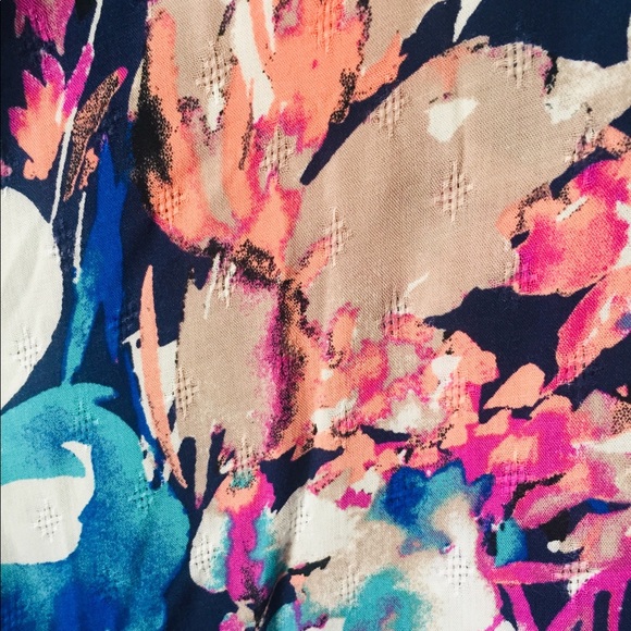 Dana Buchman Watercolor Tunic Blouse - Picture 3 of 7